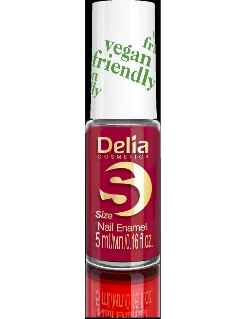 

Delia Cosmetics Vegan Friendly Emalia do paznokci Size S nr 213 Red Velvet 5ml