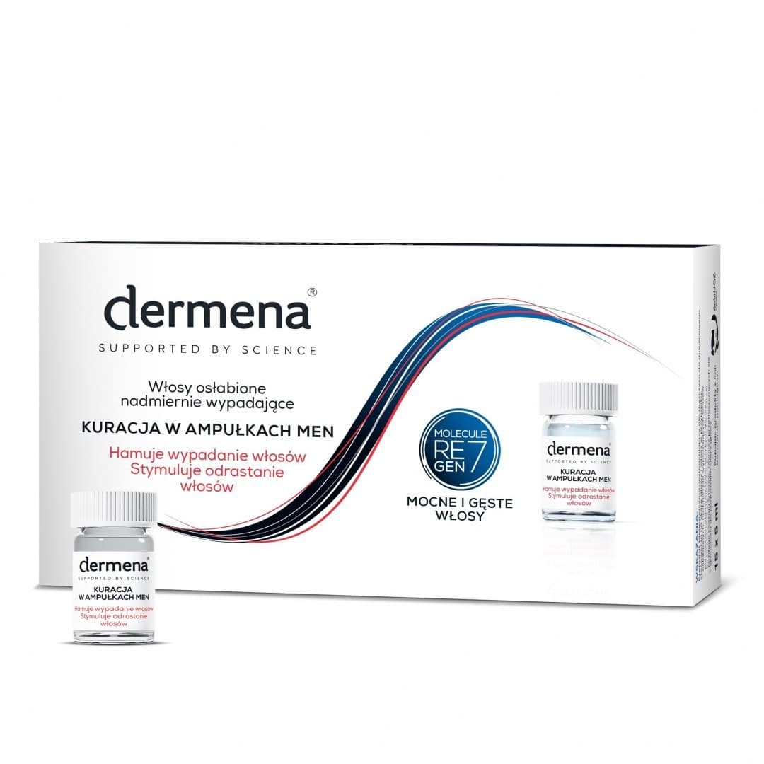 

Dermena Hair Care Men Kuracja w ampułkach hamująca wypadanie włosów 15 x 5ml
