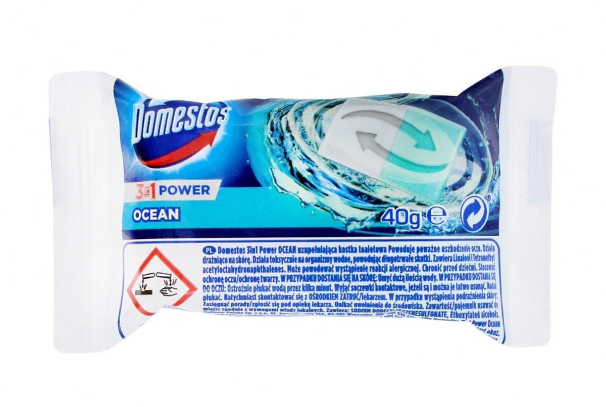 

Kostka do WC DOMESTOS zapas 40g ocean