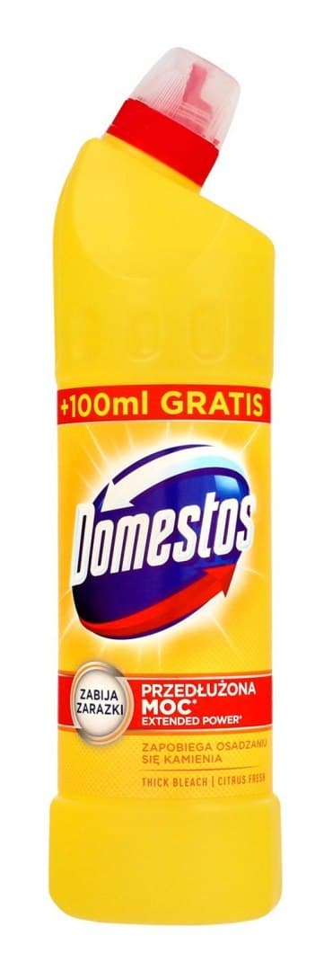 

Domestos Citrus Fresh Płyn Wc czyszcząco dezynfekujący 650+100 ml