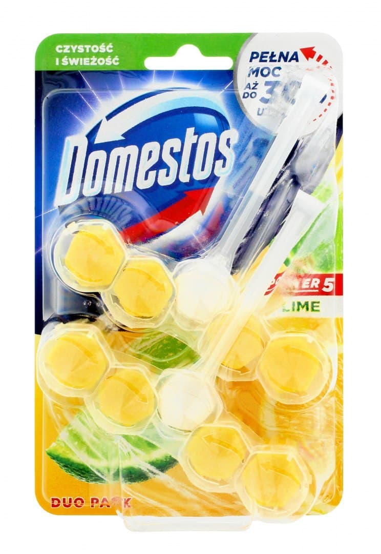 

DOMESTOS Power 5 Kostka zapachowa do WC Lime 2x55g