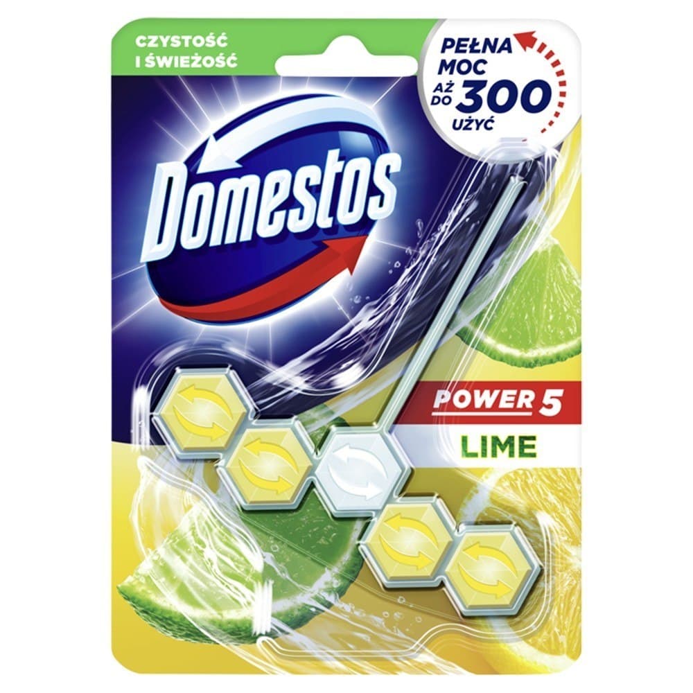 

DOMESTOS Power 5 Kostka zapachowa do WC Lime 55g