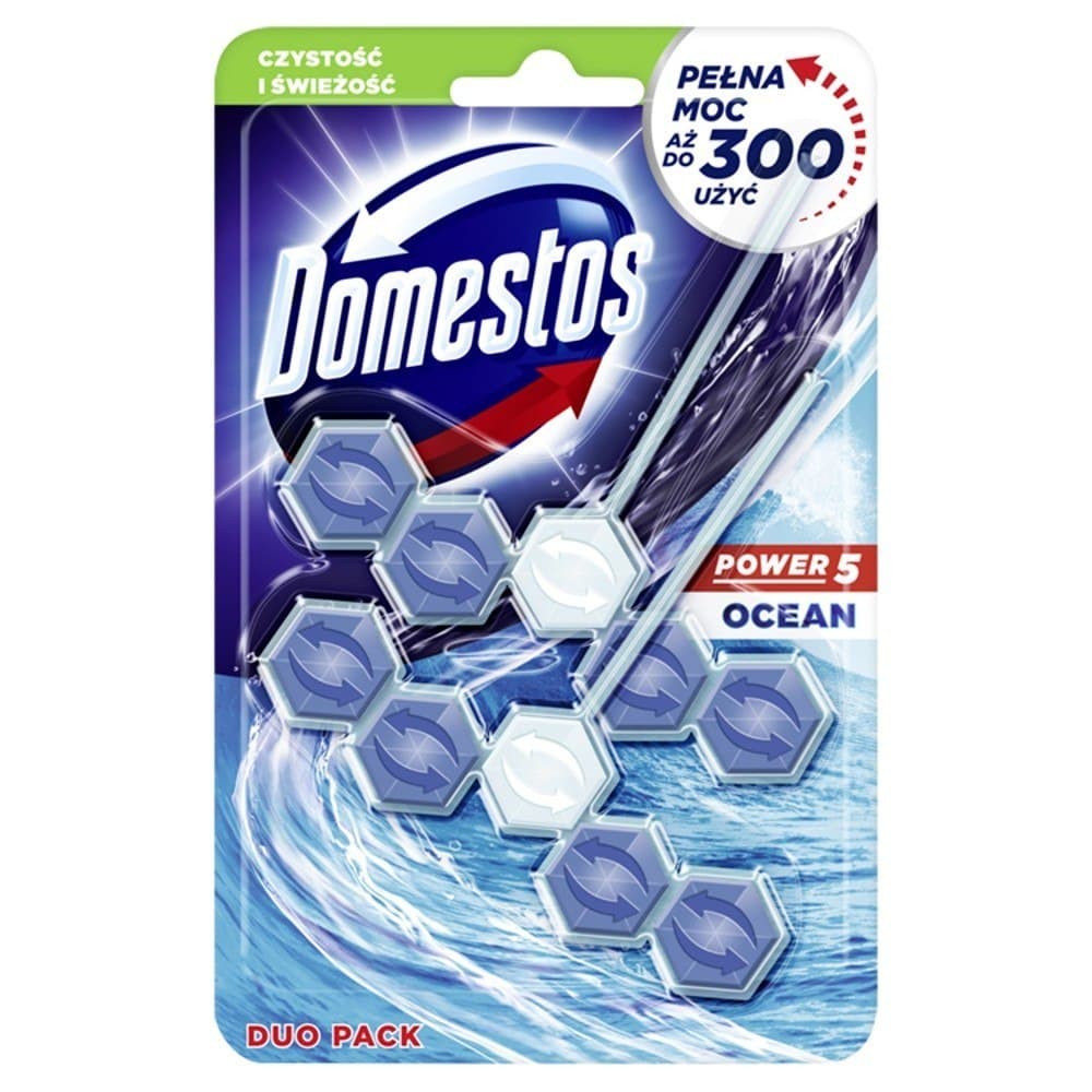 

DOMESTOS Power 5 Kostka zapachowa do WC Ocean 2x55g