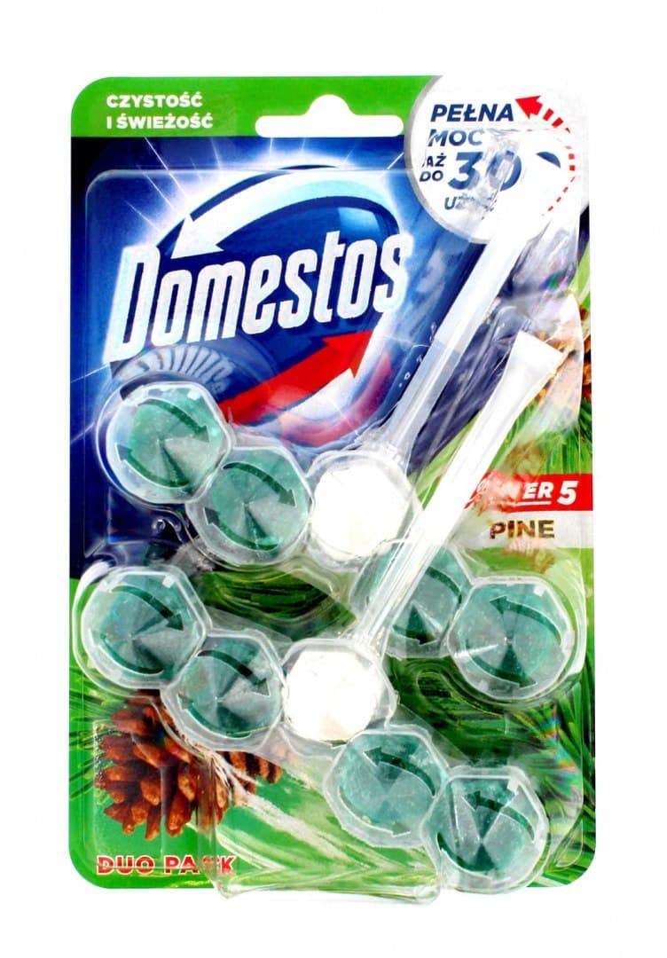 

DOMESTOS Power 5 kostka zapachowa do WC Pine 2x55g