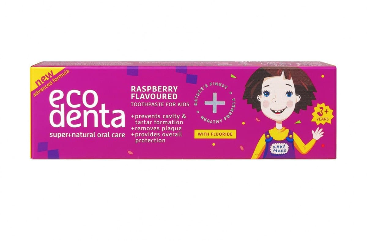 

ECODENTA Pasta do zębów dla dzieci o smaku malinowym 75ml