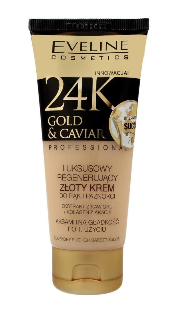 

Eveline 24k Gold & Caviar Złoty Krem regenerujący do rąk i paznokci 100ml