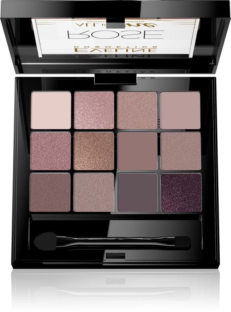 

Eveline All in One Eyeshadow Palette Cienie do powiek Rose - paletka 12g