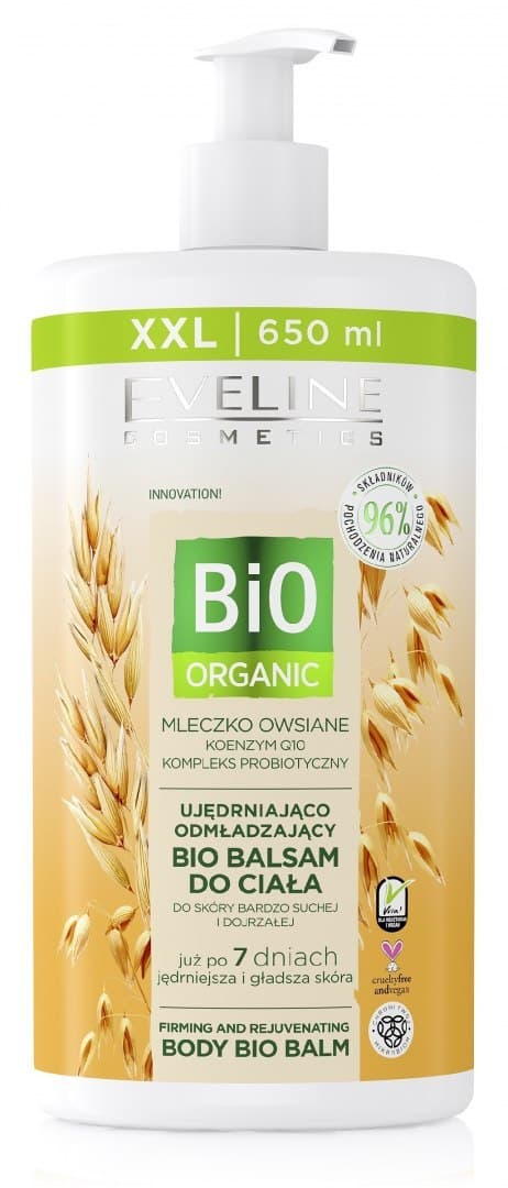 

Eveline Bio Organic Bio Balsam Ujędrniająco-Odmładzający Owsiany