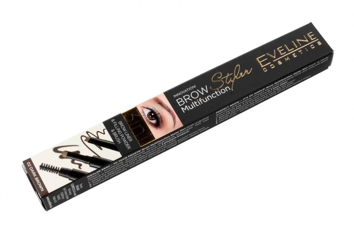 

Eveline Brow Multifunction Styler Kredka do Brwi 3w1 - Dark Brown