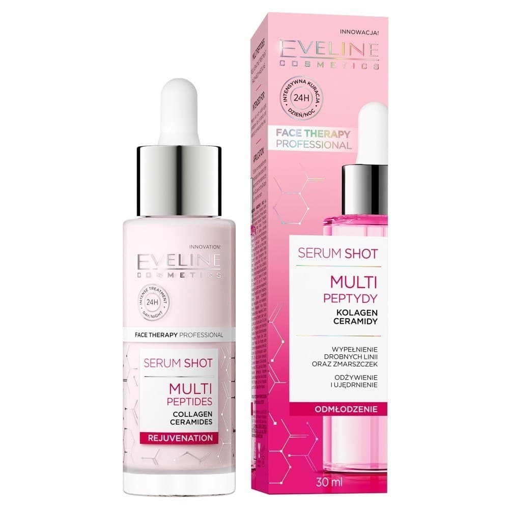 

Eveline Face Therapy Professional Serum Shot Kuracja odmładzająca - Multipeptydy 30ml