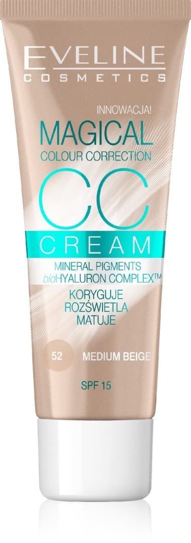 

Eveline Fluid Magical CC Cream nr 52 Średni Beż 30ml