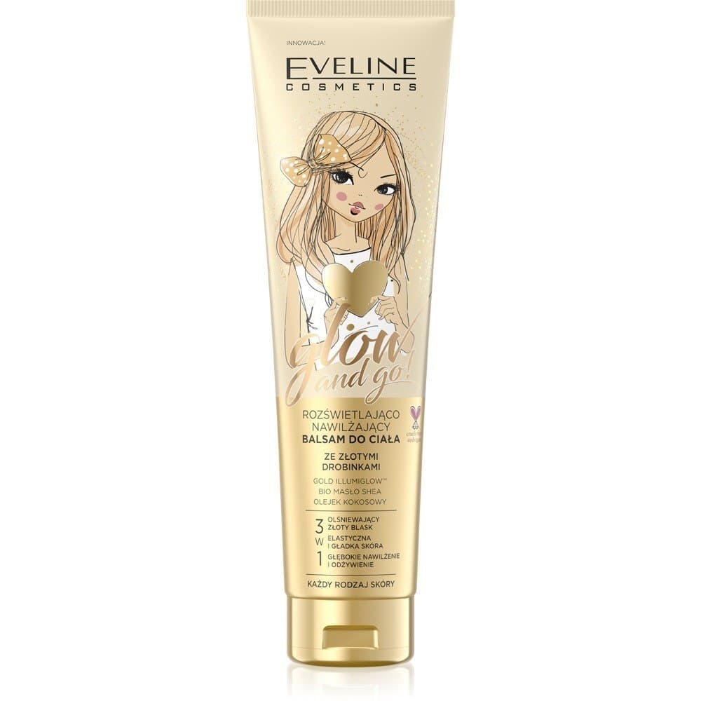 

Eveline Body Balsam Glow & Go Złote Drobinki