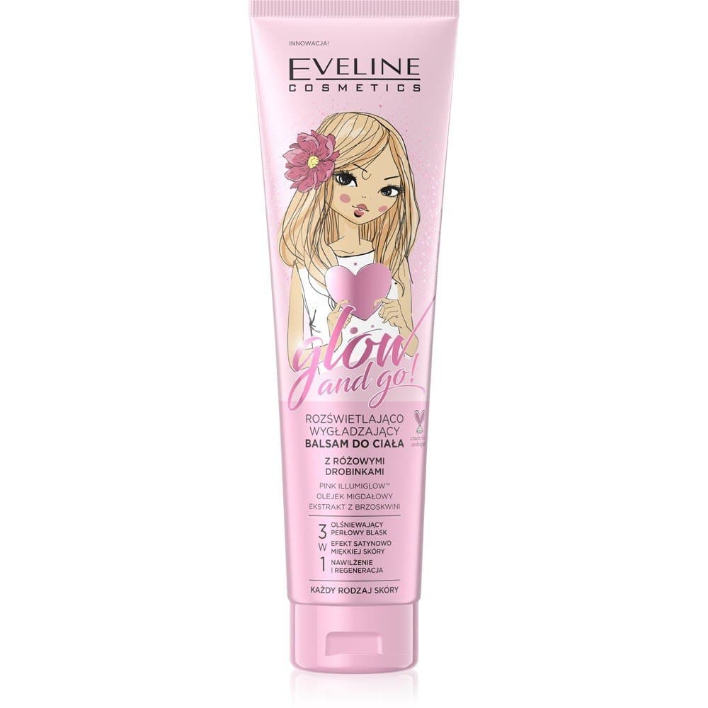 

Eveline Body Balsam Rozświetlający Glow&Go Różowe Drobinki