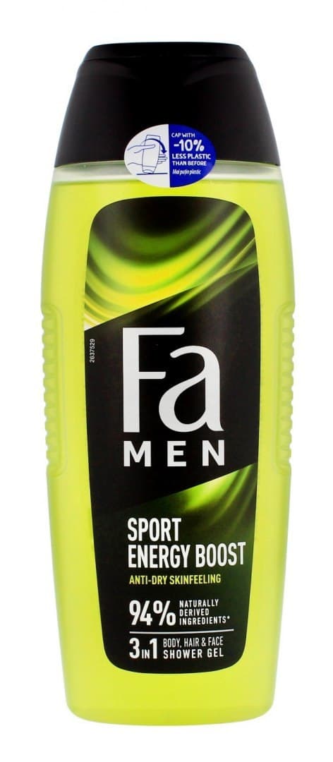 

Fa Men Xtreme Sport Energy Boost Żel pod prysznic 3w1 400 ml