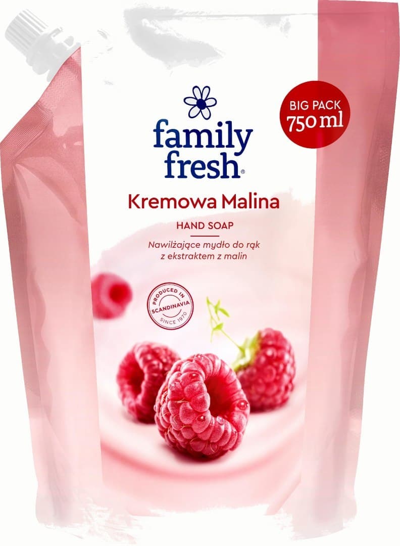 

Family Fresh Mydło Kremowa Malina - Zapas 750ml