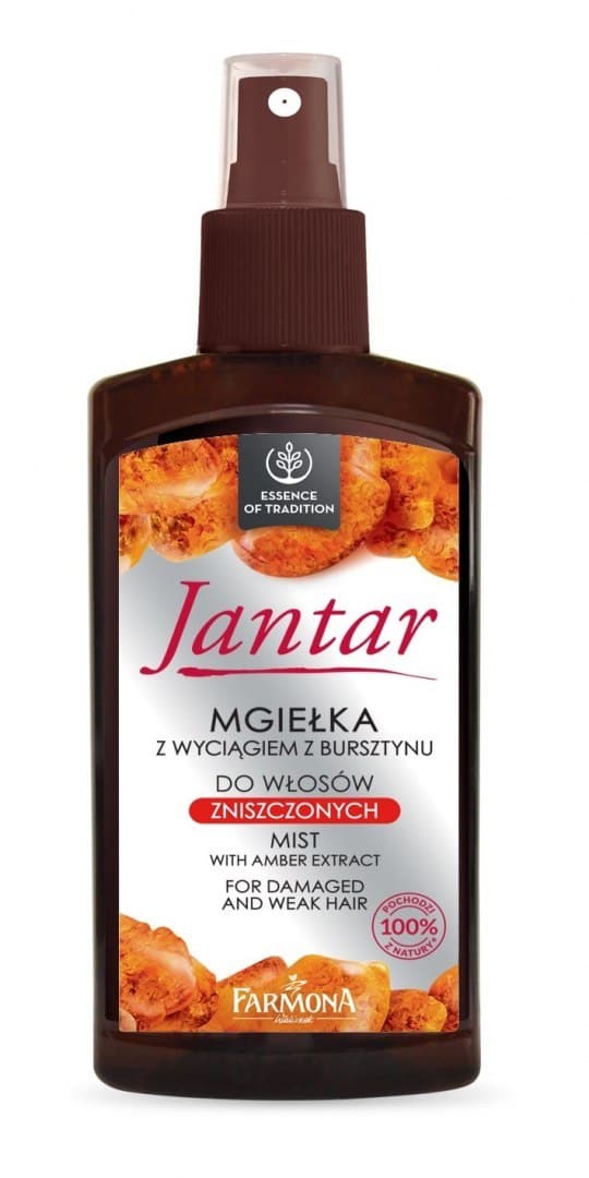 

Farmona Jantar Mgiełka do włosów nawilżająco ochronna z wyciągiem bursztynu i filtrami UV 200ml