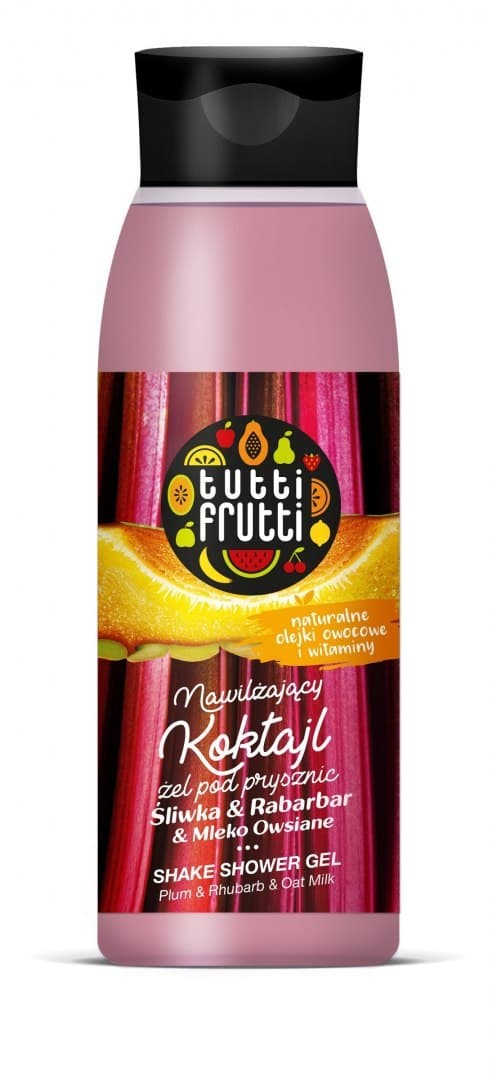 

Farmona Tutti Frutti Żel pod prysznic - Nawilżający Koktajl Śliwka&Rabarbar&Mleko Owsiane 400ml