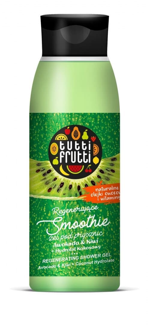 

Farmona Tutti Frutti Żel pod prysznic - Regenerujące Smoothie Avocado & Kiwi & Hydrolat Kokosowy 400ml