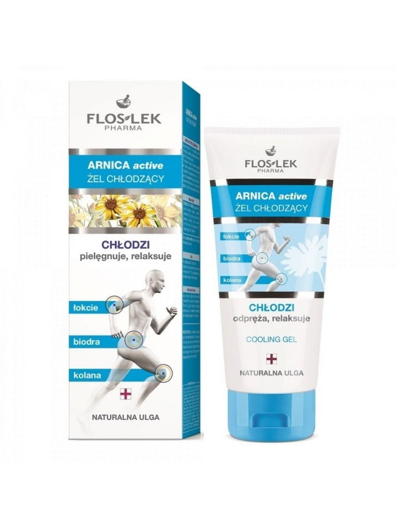 

Floslek Pharma Arnica Żel chłodzący na łokcie,biodra i kolana 200ml