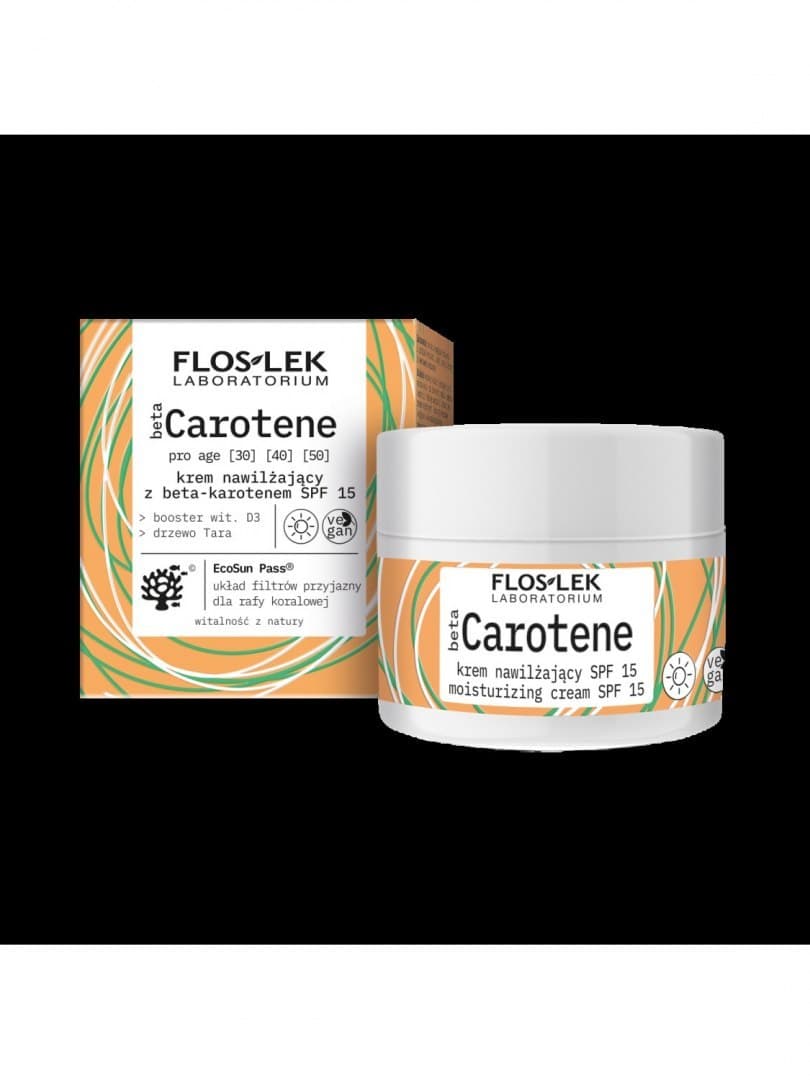 

Floslek Beta Carotene Krem nawilżający SPF15