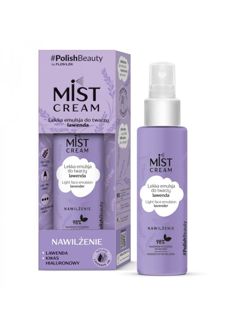 

Floslek MIST CREAM Lekka emulsja do twarzy lawenda 110ml