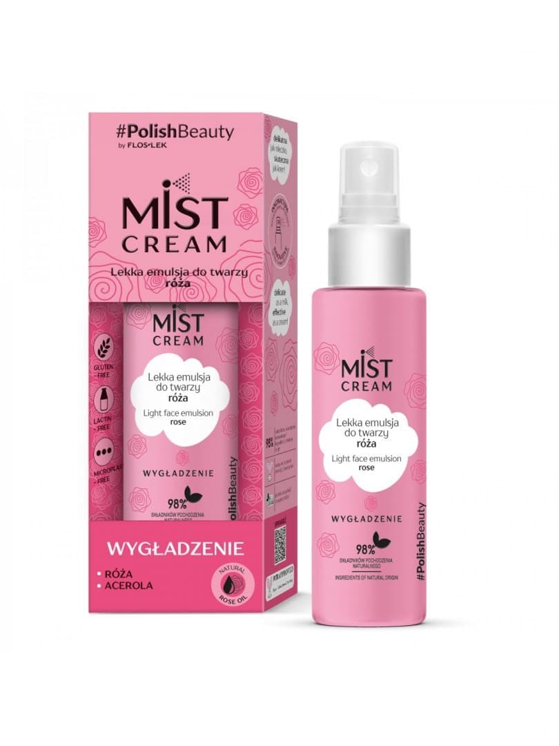

Floslek Mist Cream Lekka Emulsja do twarzy Róża