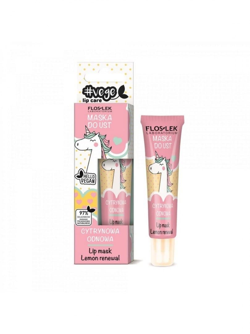 

Floslek Lip Care Vege Maska do ust Cytrynowa Odnowa 14g