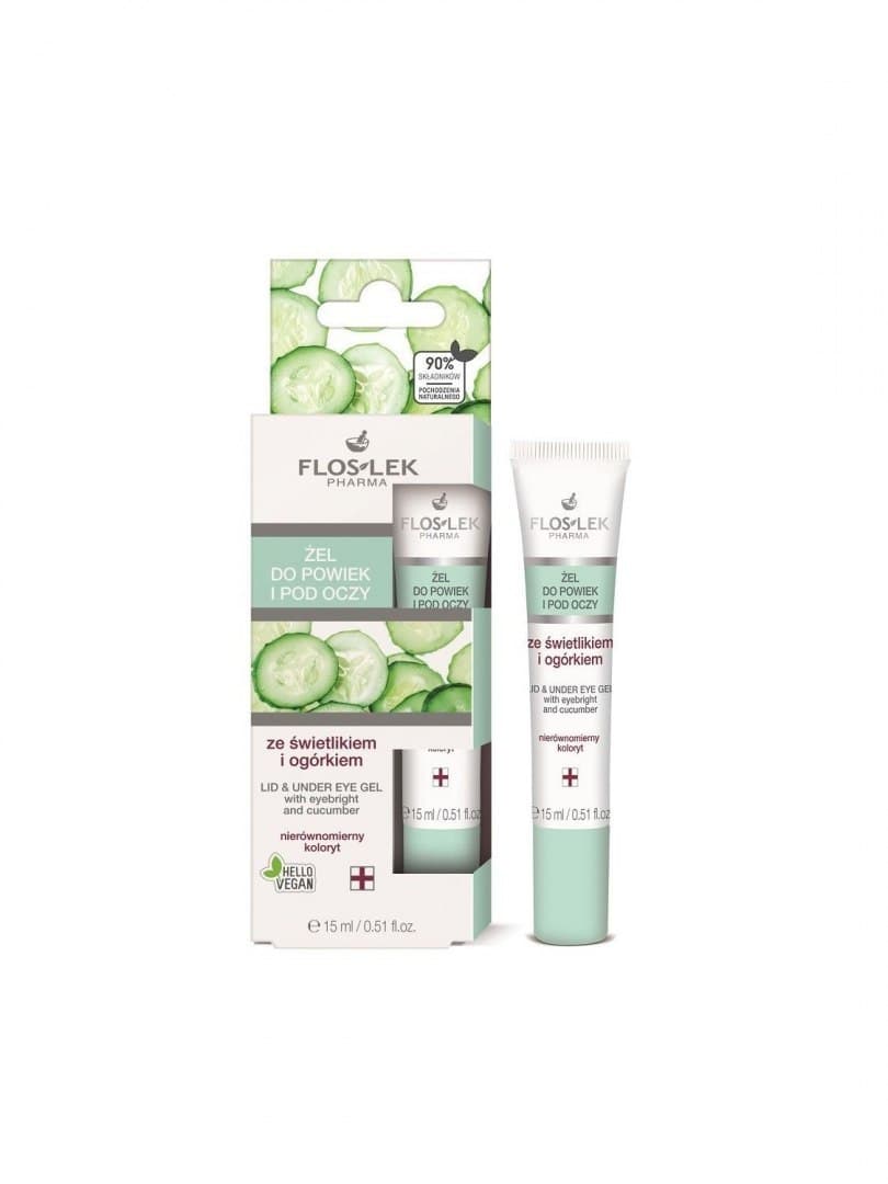 

Floslek Pharma Żel ze świetlikiem i ogórkiem na powieki i pod oczy w tubce 15ml