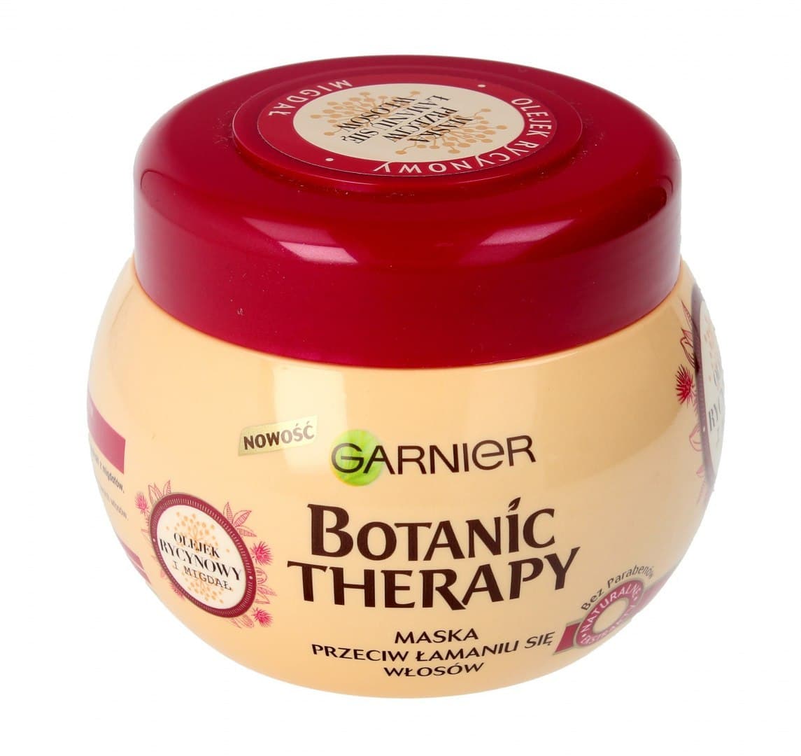 

Garnier Botanic Therapy Olejek Rycynowy i Migdał Maska do włosów osłabionych i łamliwych 300ml