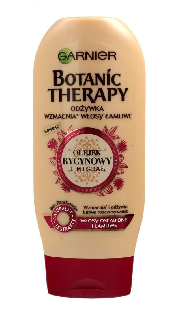 

Garnier Botanic Therapy Odżywka - Włosy osłabione i łamliwe Olejek Rycynowy i Migdał