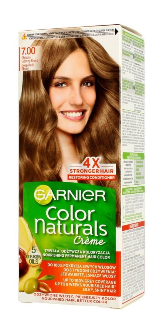 

Garnier Color Naturals Krem koloryzujący nr 7.00 Głęboki Ciemny Blond 1op