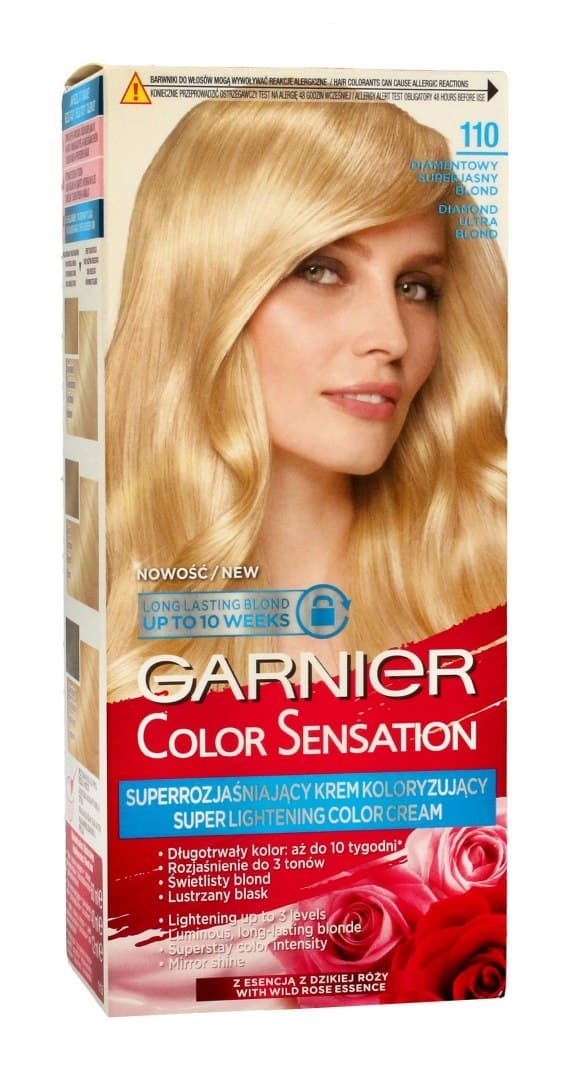 

Garnier Color Sensation Krem koloryzujący 110 Diamond U.Blond-Diamentowy superjasny blond