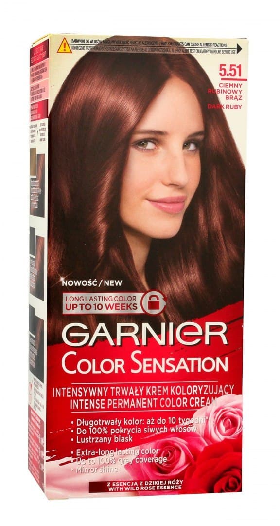 

Garnier Color Sensation Krem koloryzujący 5.51 Ciemny Rubin 1op.