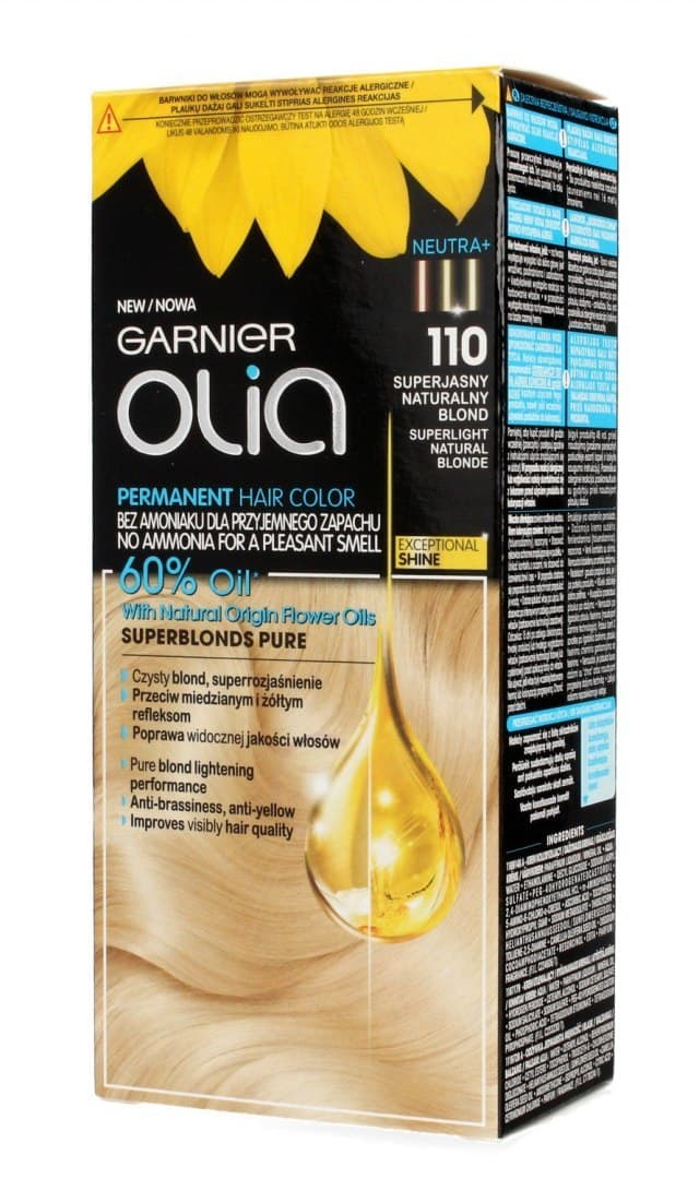 

Garnier Olia Farba do włosów nr 110 Superjasny Naturalny Blond 1op.