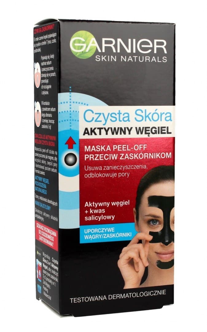 

Garnier Skin Naturals Czysta Skóra Aktywny Węgiel Maska peel-off 50ml
