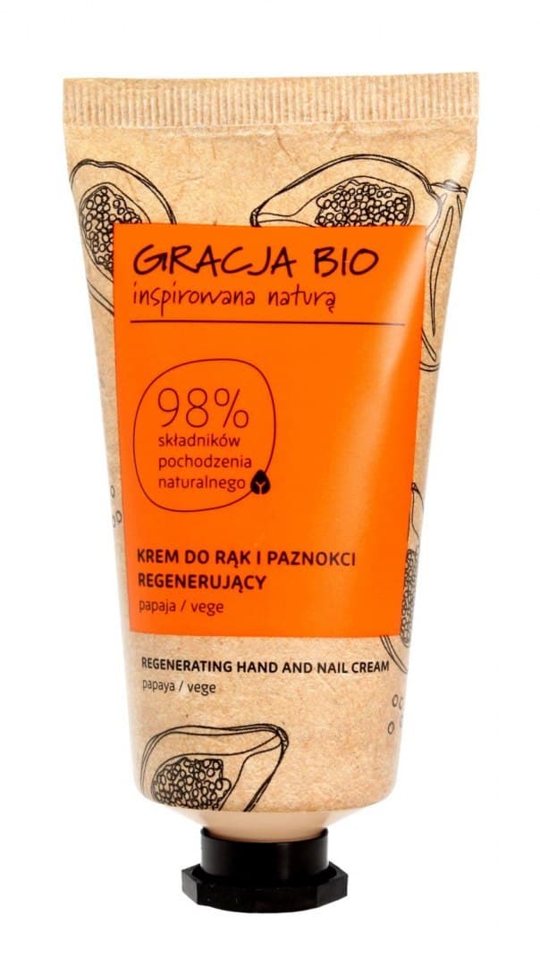 

Gracja BIO Krem regenerujący do rąk i paznokci - Papaja 50ml