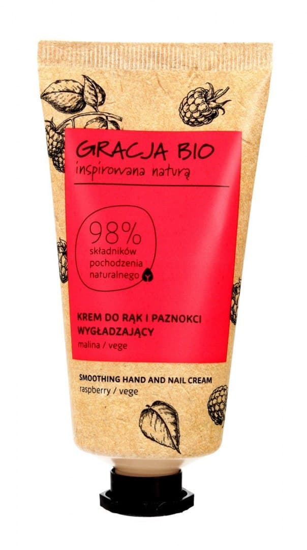 

Gracja BIO Krem wygładzający do rąk i paznokci - Malina 50ml