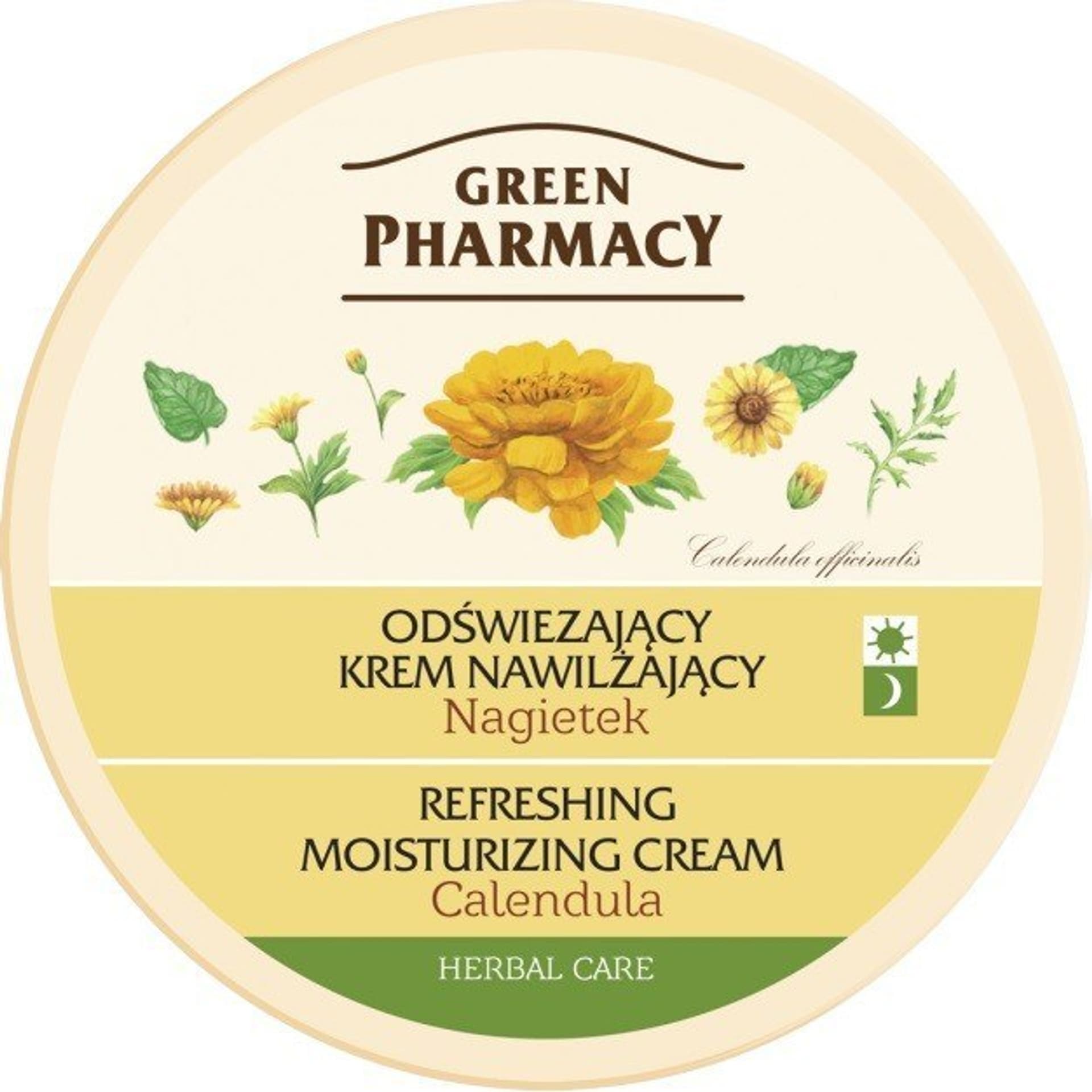 

Green Pharmacy Herbal Cosmetics Krem do twarzy odświeżający z nagietkiem