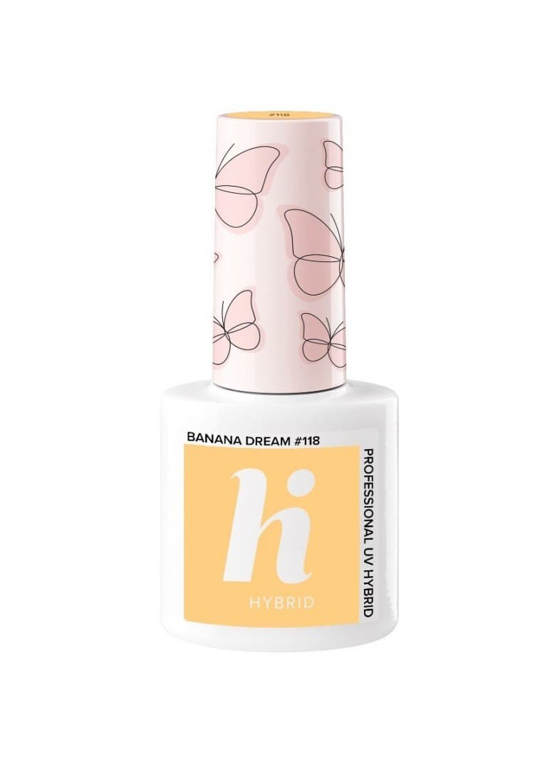 

Hi Hybrid Lakier hybrydowy Butterfly #118 Banana Dream 5ml