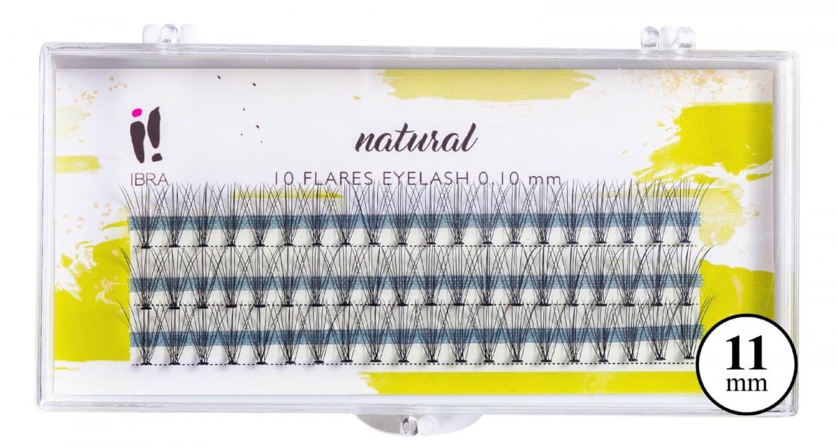 

Ibra Kępki rzęs NATURAL 0.10-C-11 mm 1op.
