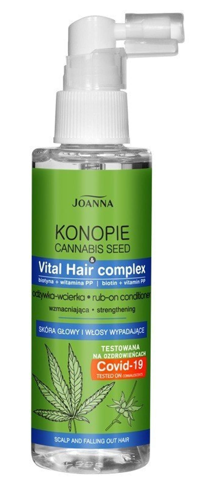 

Joanna Konopie Odżywka wcierka wzmacniająca do włosów wypadających 100ml