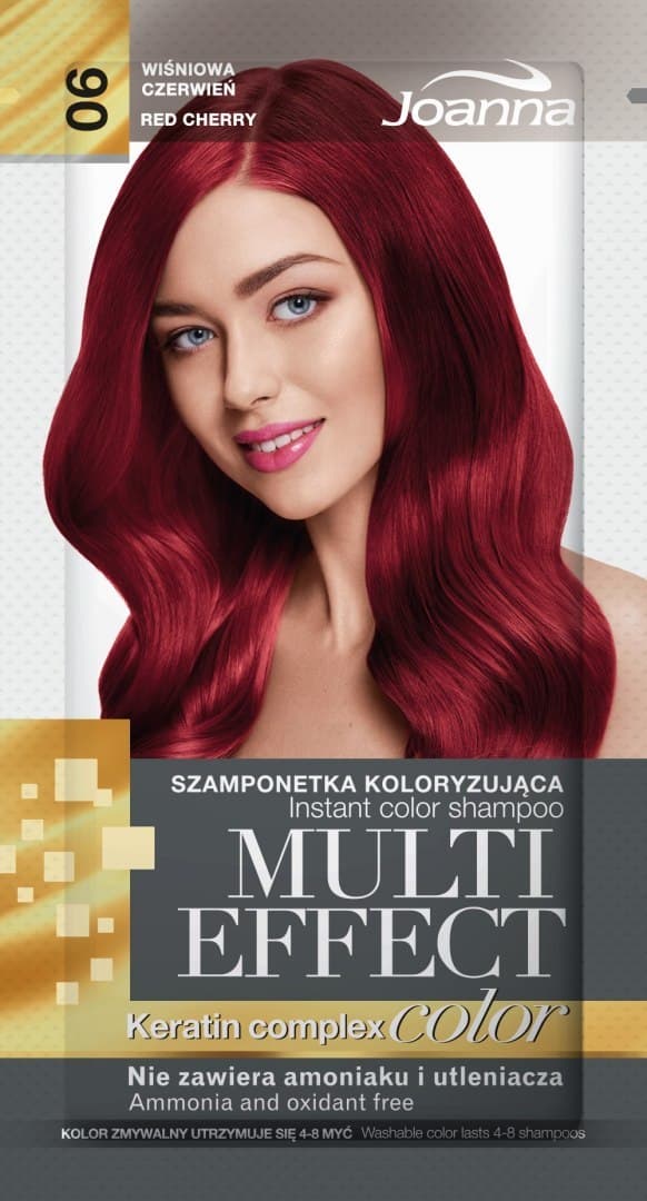 

Joanna Multi Effect Color Keratin Complex Szamponetka 06 Wiśniowa Czerwień 35g