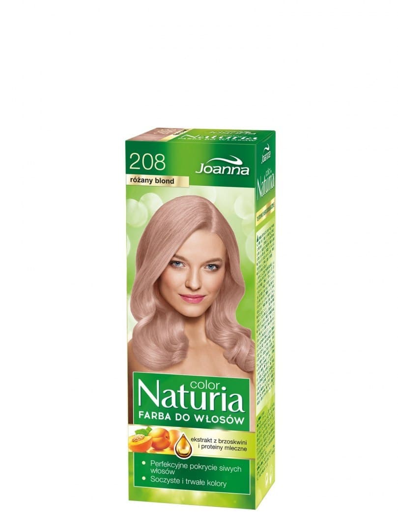 

Joanna Naturia Color Farba do włosów nr 208-różany blond 150g