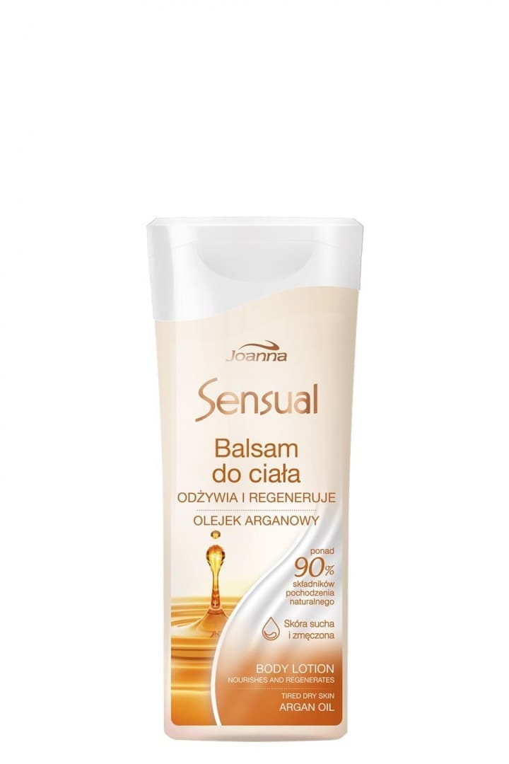 

Joanna Sensual Balsam do ciała z olejkiem arganowym odżywia i regeneruje 200ml