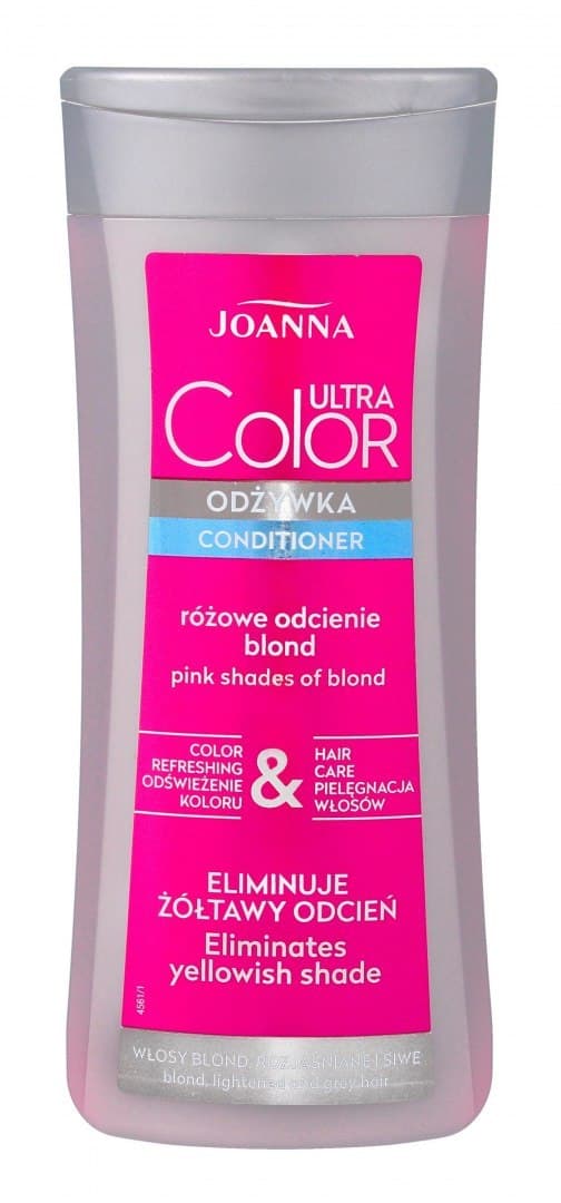 

Joanna Ultra Color Odżywka do włosów koloryzująca - różowe odcienie blond 200g