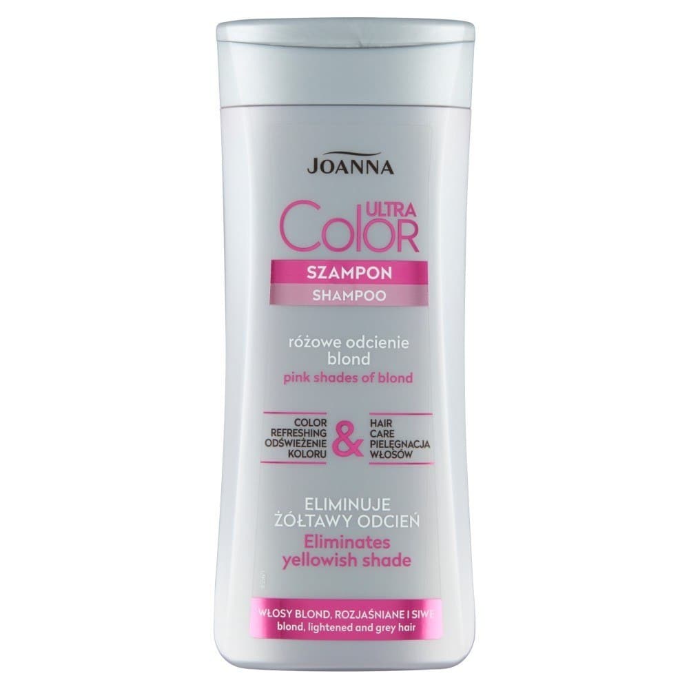 

Joanna Ultra Color System Szampon różowy do włosów blond , rozjaśnionych i siwych 200ml