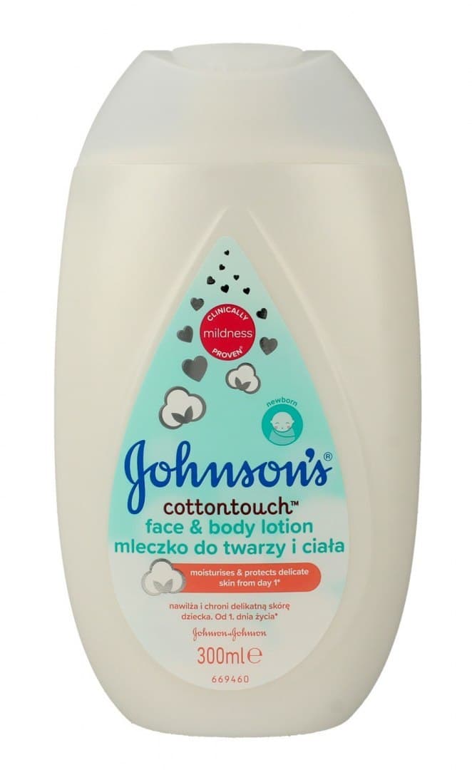 

Johnson's Baby Cotton Touch Mleczko do twarzy i ciała dla dzieci 300ml