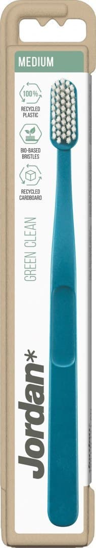 

Jordan Green Clean Szczoteczka do zębów - medium (mix kolorów) 1szt, Mix kolorów) 1sz