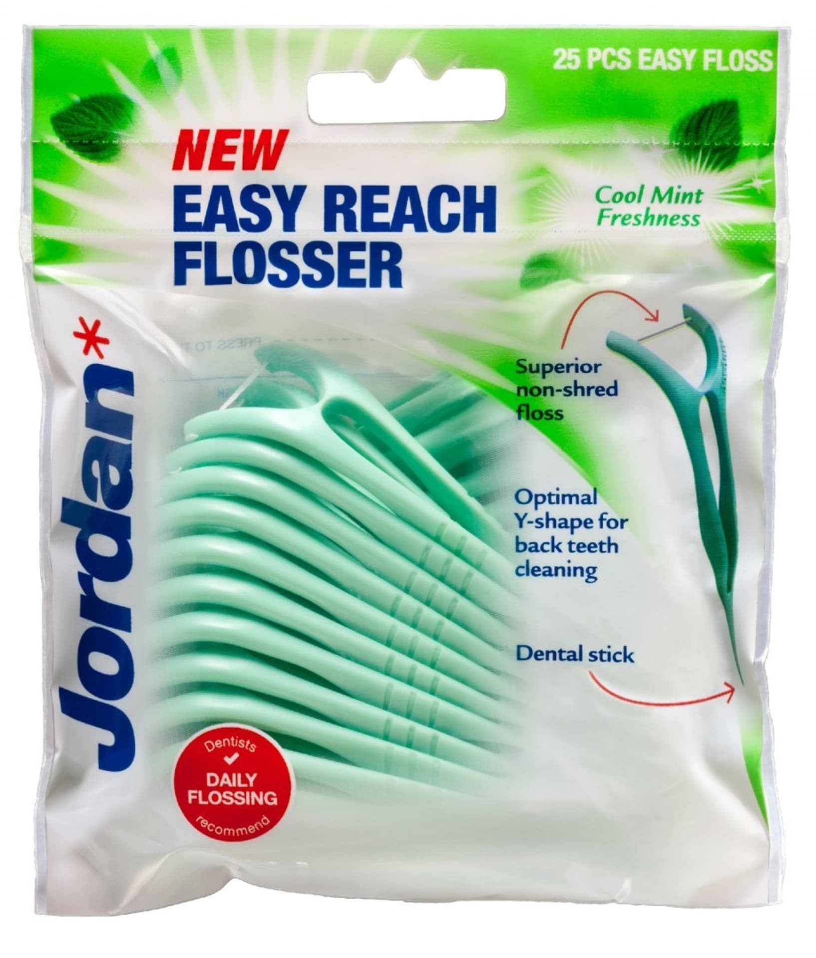 

Jordan Nici dentystyczne i wykałaczki 2w1 Easy Reach Flosser 1op.-25szt