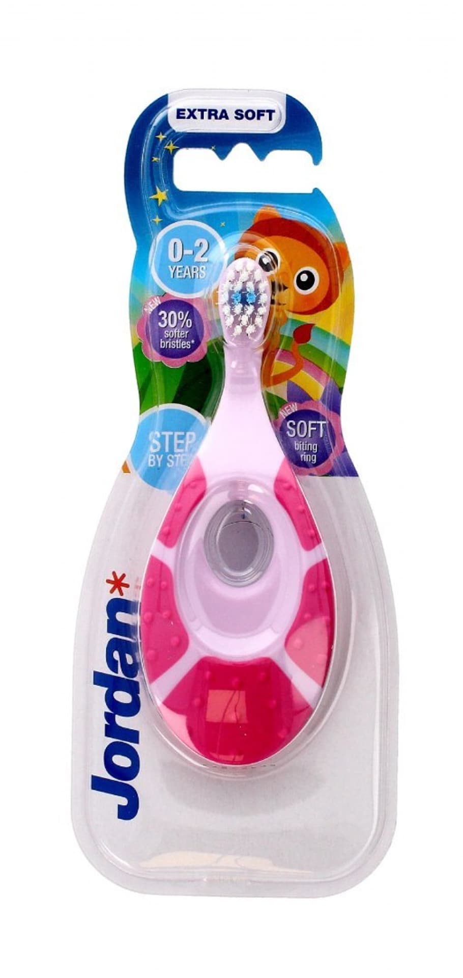 

Jordan Szczoteczka do zębów dla dzieci Step by Step 0-2 Extra soft - mix wzorów